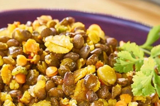 Lentilles gourmandes à l'indienne